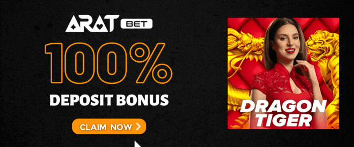 Aratbet 100% Deposit Bonus- Dragon-Tiger