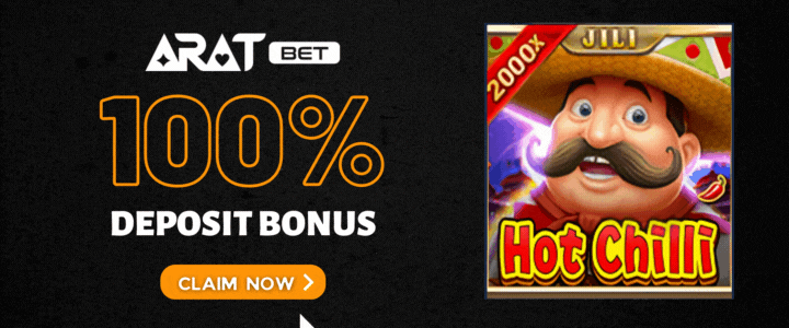 Aratbet 100% Deposit Bonus- hot-chilli