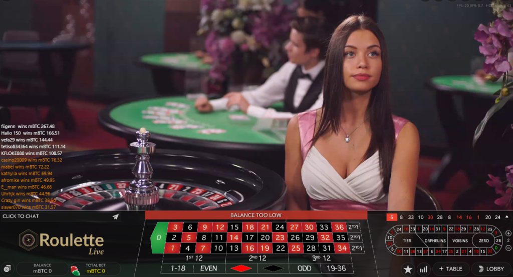 roulette game features