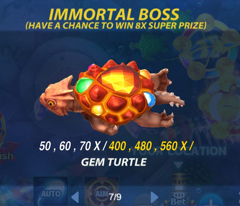 phwin-mega-fishing-payout-boss-gem-turtle-phwin77